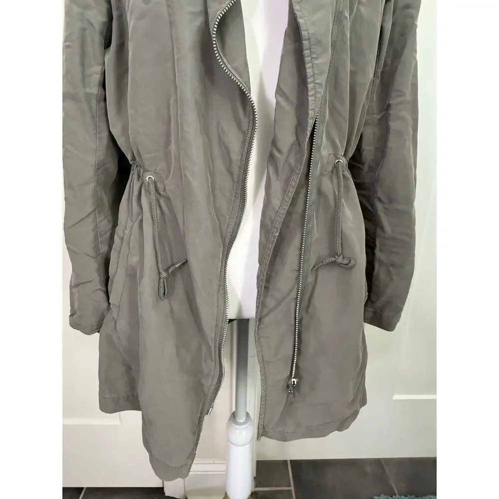 H&M loose army green jacket size 14Y
